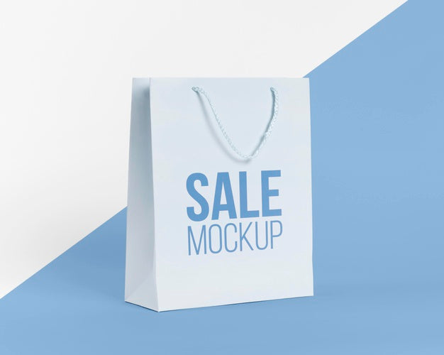 Paper Bag Concept With Mock-Up Psd