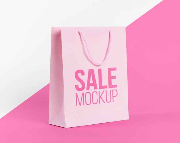 Paper Bag Concept With Mock-Up Psd