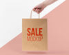 Paper Bag Concept With Mock-Up Psd