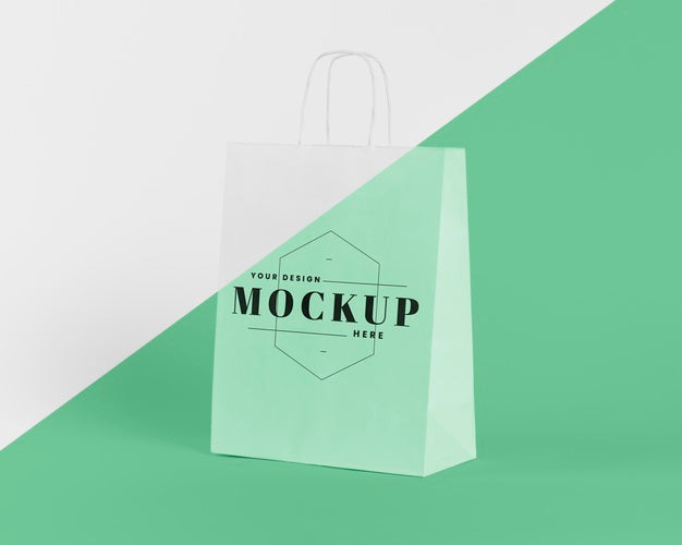 Paper Bag Concept With Mock-Up Psd