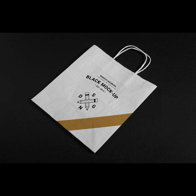 Paper Bag Mock Up Design Psd