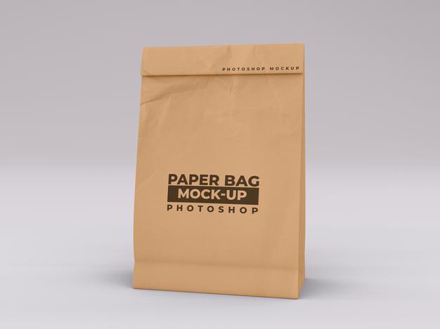 Free Craft Paper Bags Mockup (PSD)
