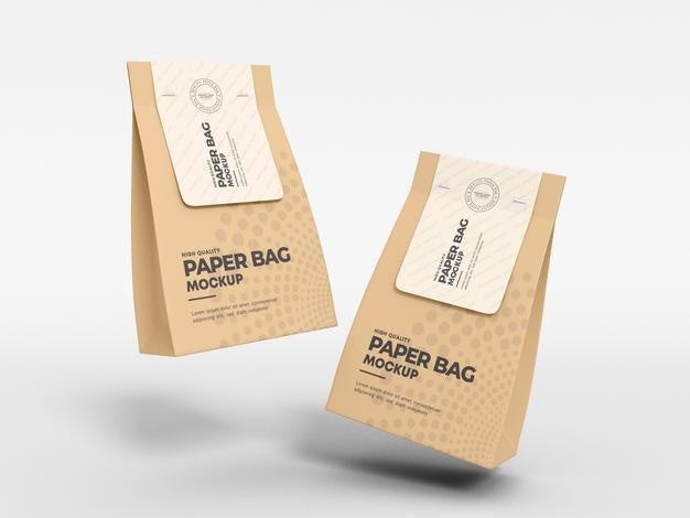 Paper Bag Packaging Mockup Psd