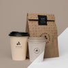 Paper Bag With Coffee Mock Up Psd