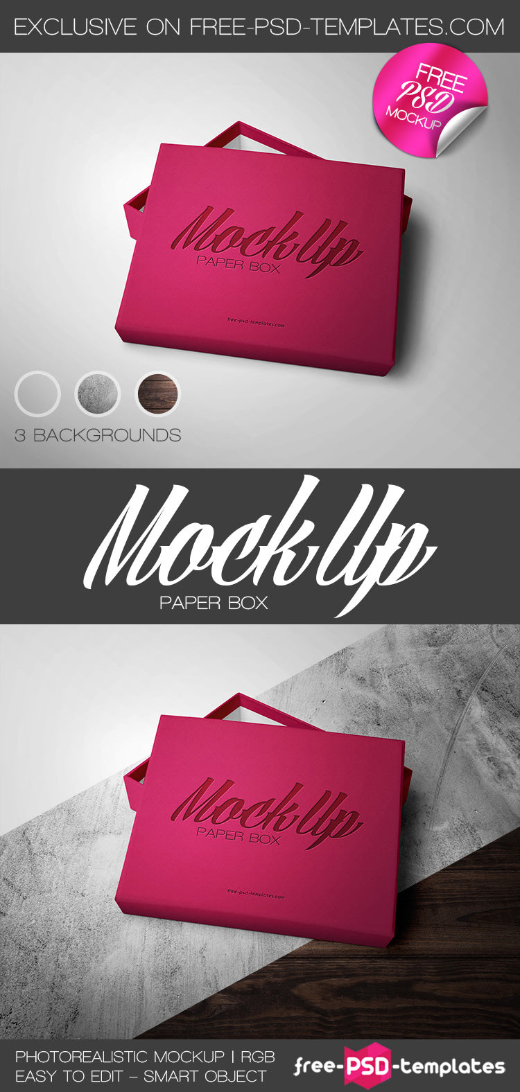 Paper Box Mock-Up In Psd