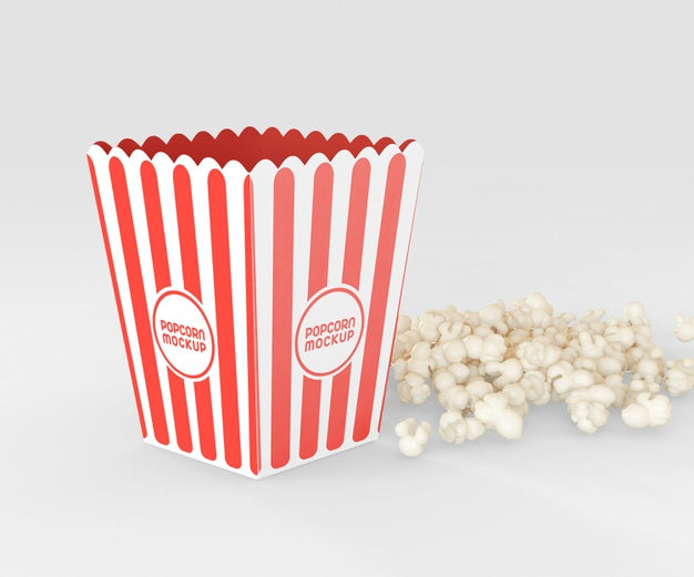 Paper Bucket Mockup Psd