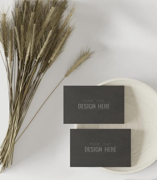 Paper Business Card Mockup Psd