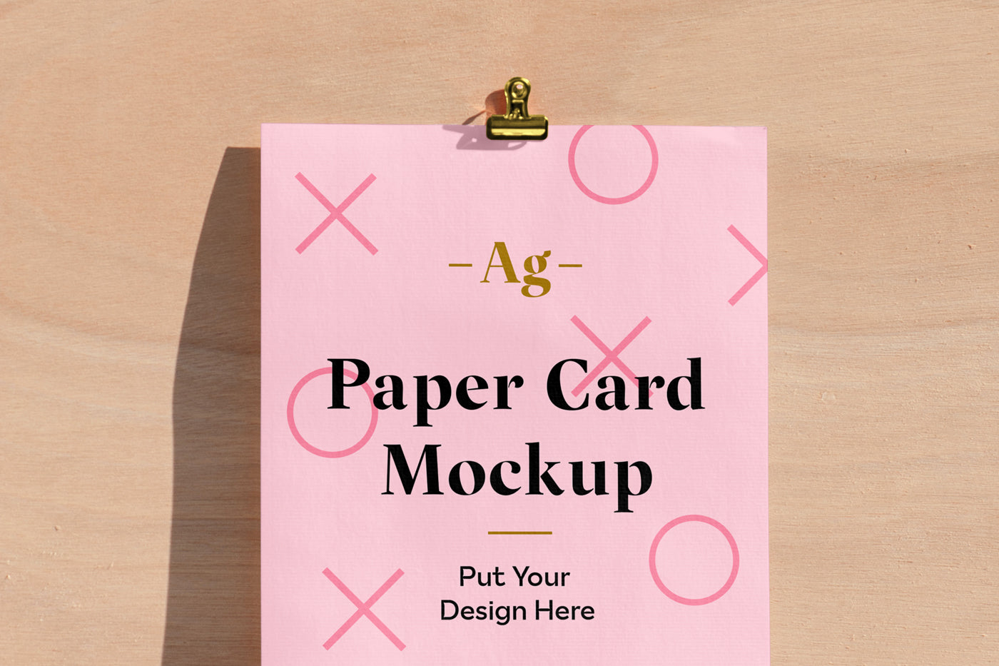 Paper Card Psd Mockup