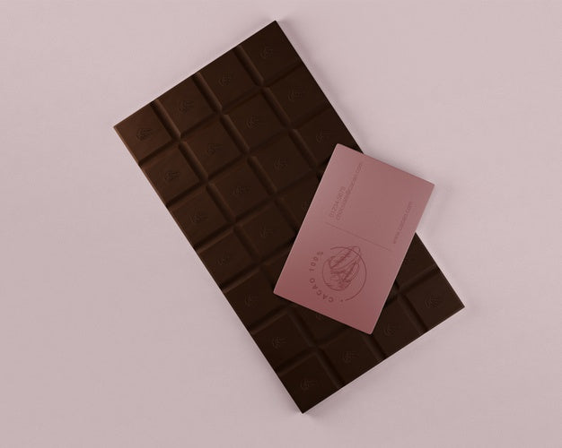 Paper Chocolate Packaging Mock-Up Psd