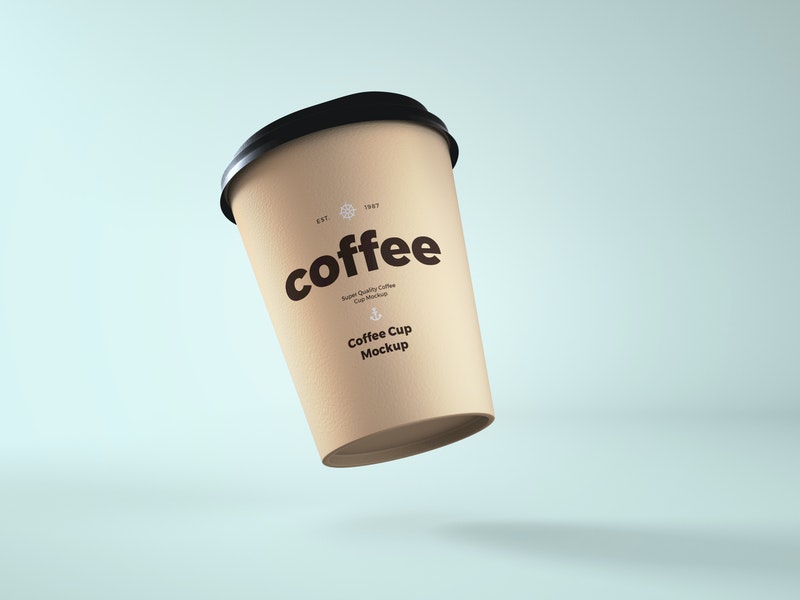 Paper Coffee Cup Psd Mockup