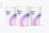 Paper Cups Mockup, Front View Psd