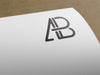 Paper Logo Mockup Vol.3