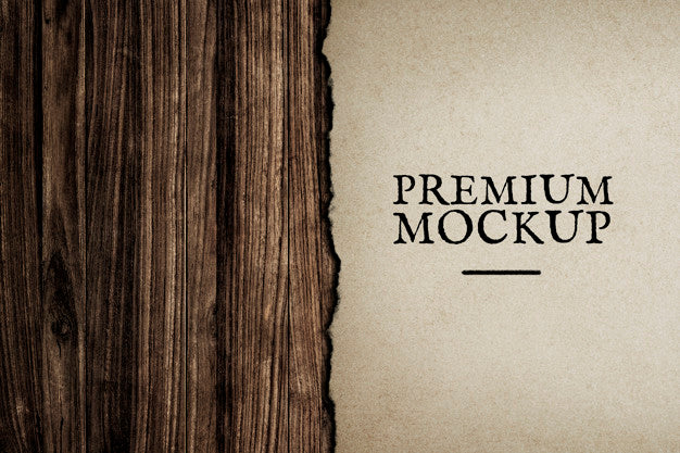 Paper Mockup Design Background Psd