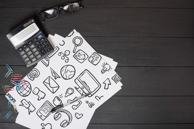 Paper Mockup With Business Concept Psd