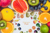 Paper Mockup With Fruits Psd