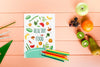 Paper Mockup With Healthy Food Psd