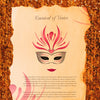 Paper Page Mockup With Carnival Concept Psd