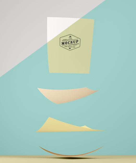 Paper Pop Concept Mock-Up Psd