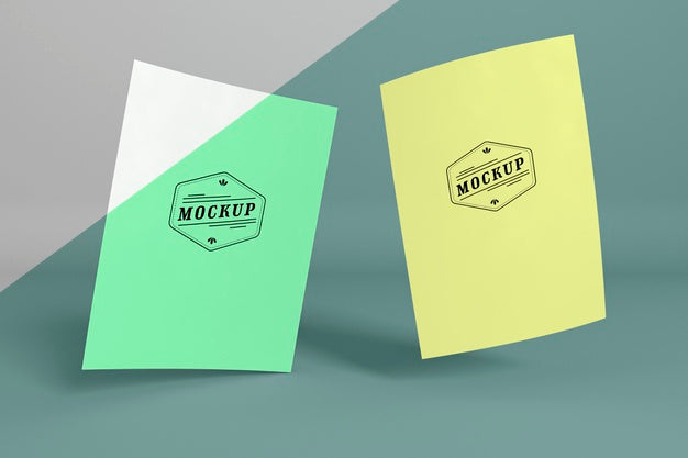 Paper Pop Concept Mock-Up Psd