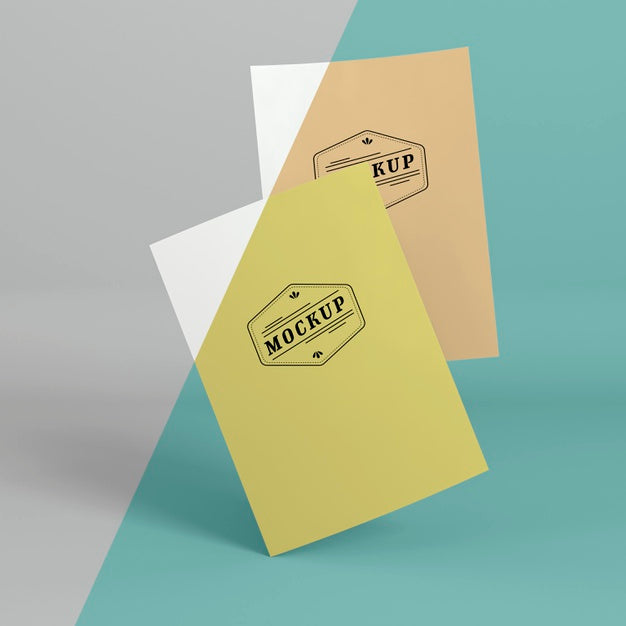 Paper Pop Concept Mock-Up Psd