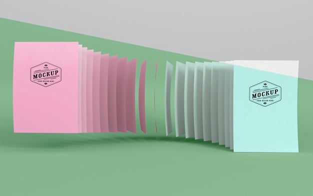 Paper Pop Concept Mock-Up Psd