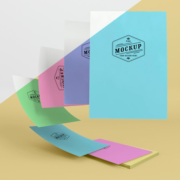Paper Pop Concept Mock-Up Psd