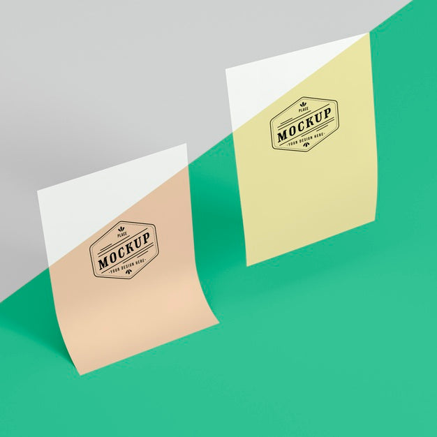 Paper Pop Concept Mock-Up Psd
