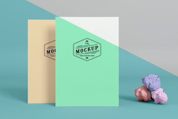 Paper Pop Concept Mock-Up Psd
