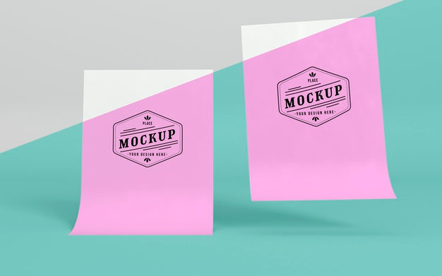 Paper Pop Concept Mock-Up Psd