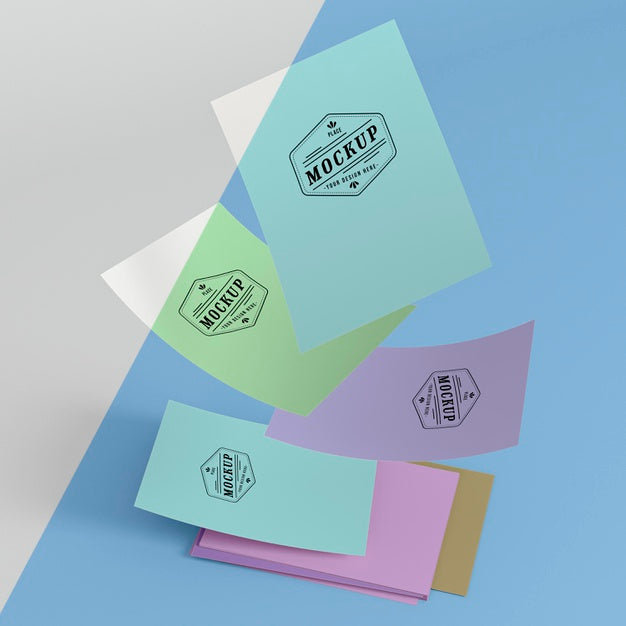Paper Pop Concept Mock-Up Psd