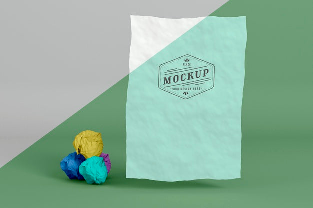 Paper Pop Concept Mock-Up Psd