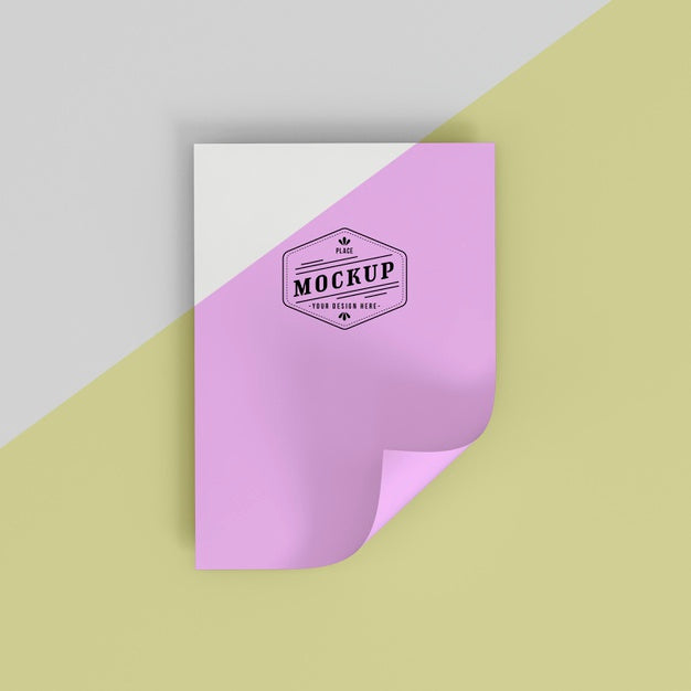 Paper Pop Concept Mock-Up Psd