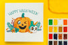 Paper Sheet With Happy Halloween Concept Psd