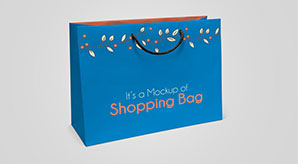 Paper Shopping Bag Mockup Psd