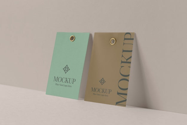 Paper Tag Design Mockup Psd