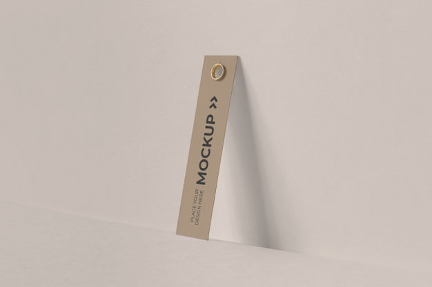 Paper Tag Design Mockup Psd