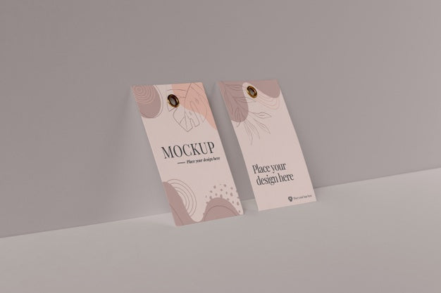 Paper Tag Design Mockup Psd