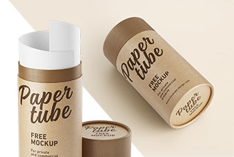 Paper Tube Mockup