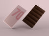 Paper Wrapping For Chocolate Tablet Mock-Up Psd
