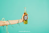 Party Concept With Arm Holding Beer Bottle Psd