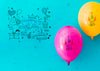 Party Doodles With Confetti And Balloons Psd