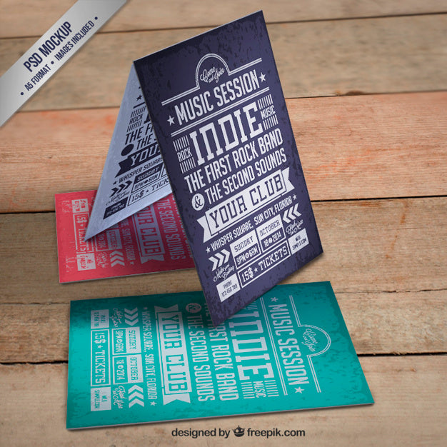 Party Flyer Mockup Psd