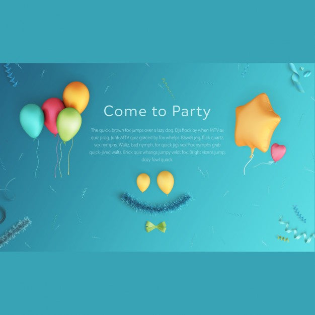 Party Scene Mock Up Psd