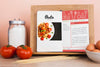 Pasta Dishes Menu Book With Sugar And Tomatoes Psd