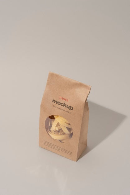 Pasta Packaging Mockup Design Psd
