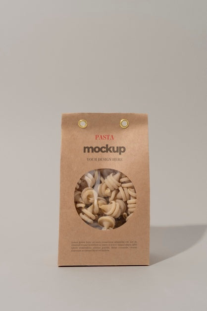 Pasta Packaging Mockup Design Psd