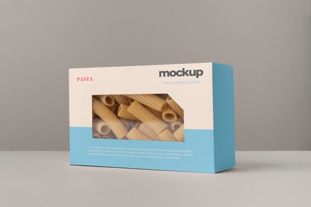 Pasta Packaging Mockup Design Psd