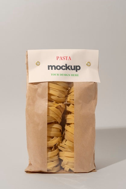 Pasta Packaging Mockup Design Psd