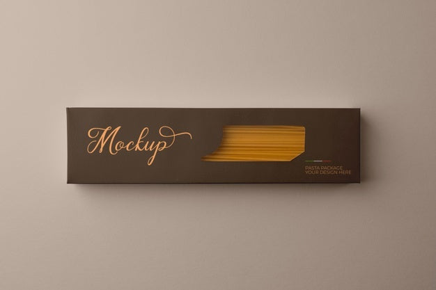 Pasta Packaging Mockup Design Psd