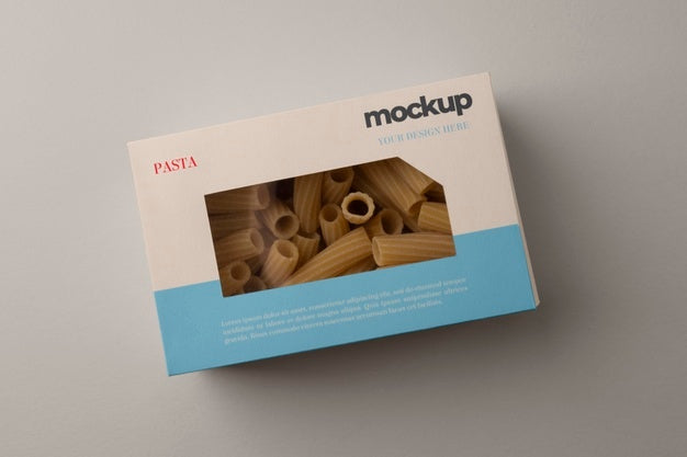 Pasta Packaging Mockup Design Psd